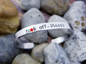 Custom Funny Cuff Bracelet