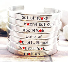 Load image into Gallery viewer, Custom Funny Cuff Bracelet