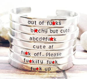 Custom Funny Cuff Bracelet