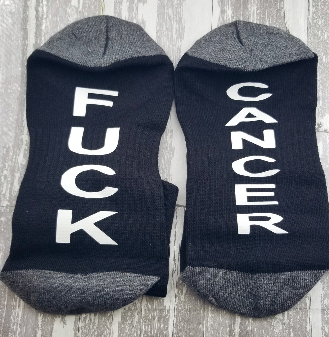 Fuck Cancer Socks