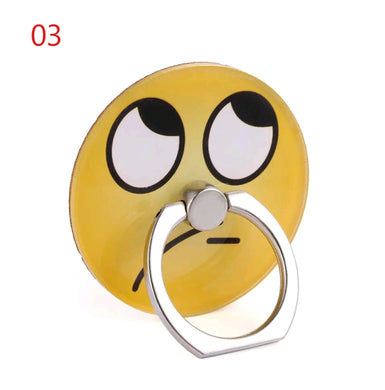 Eye Rolling Emoji Phone Holder Ring