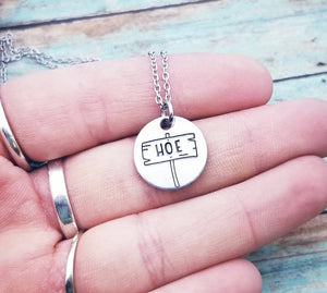 Custom Sign Necklace- Mature Necklace- Choose your Sign - Funny Best Friend Gift - Slut Necklace Hoe Necklace- Cunt Necklace- Funny Jewelry